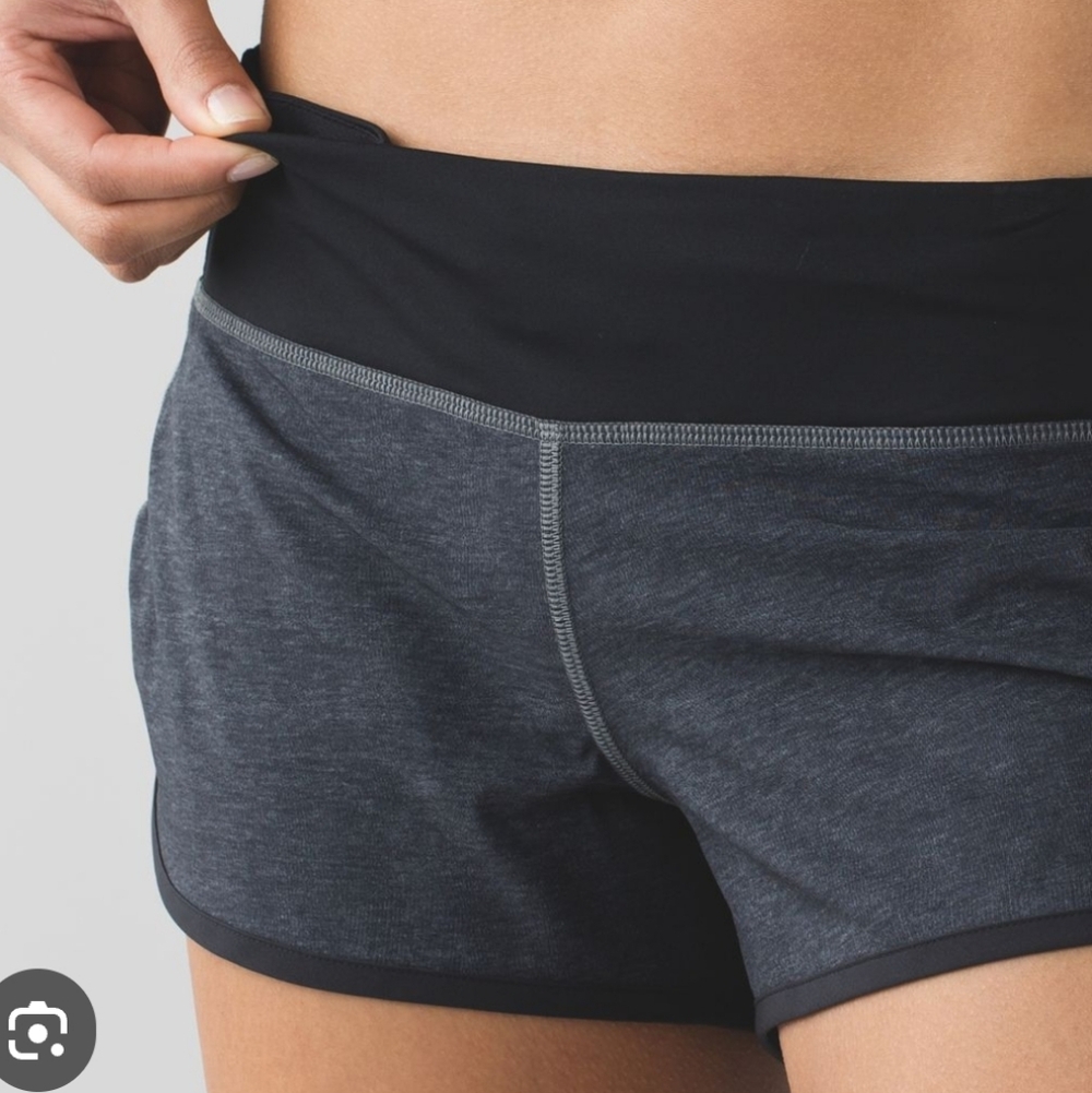 lululemon athletica Women's Charcoal Athletic Shorts